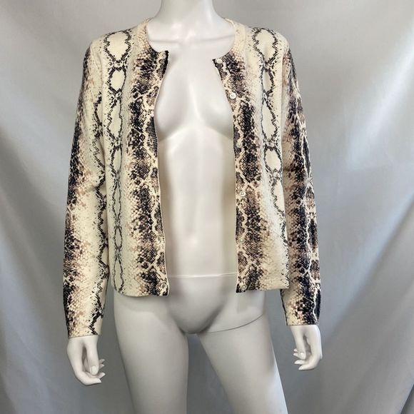 Maje Snake Print NWT Cardigan - Picture 13 of 16